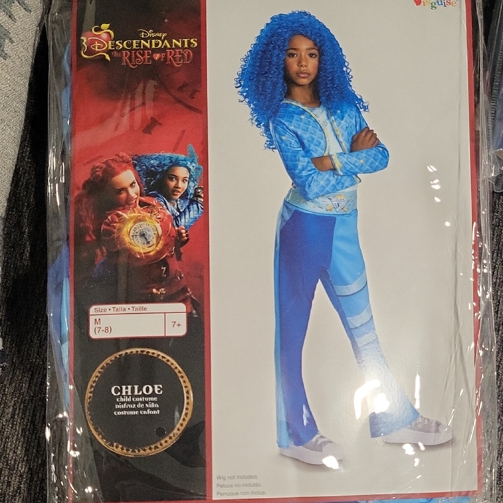 New Chloe Descendants The Rise Of Red Costume. Wig Not Included. M 7/8